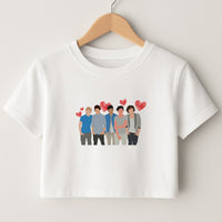 Love Band Crop Top