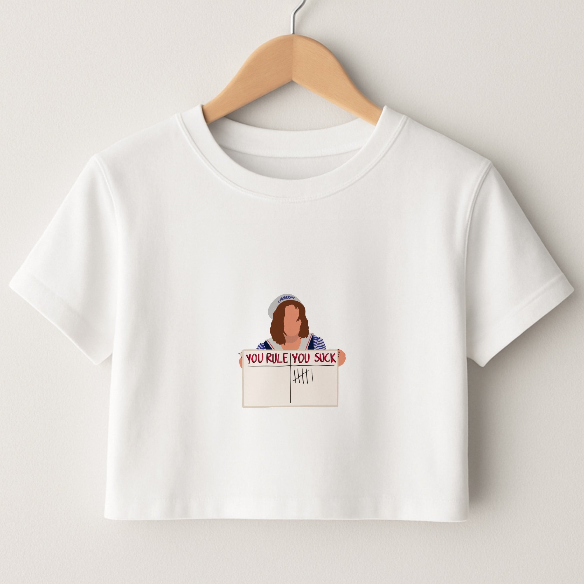 You Suck Tally Crop Top