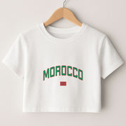 Morocco Team Kit Crop Top 1