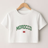 Morocco Team Kit Crop Top