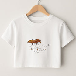 Moom Umbrellas Crop Top