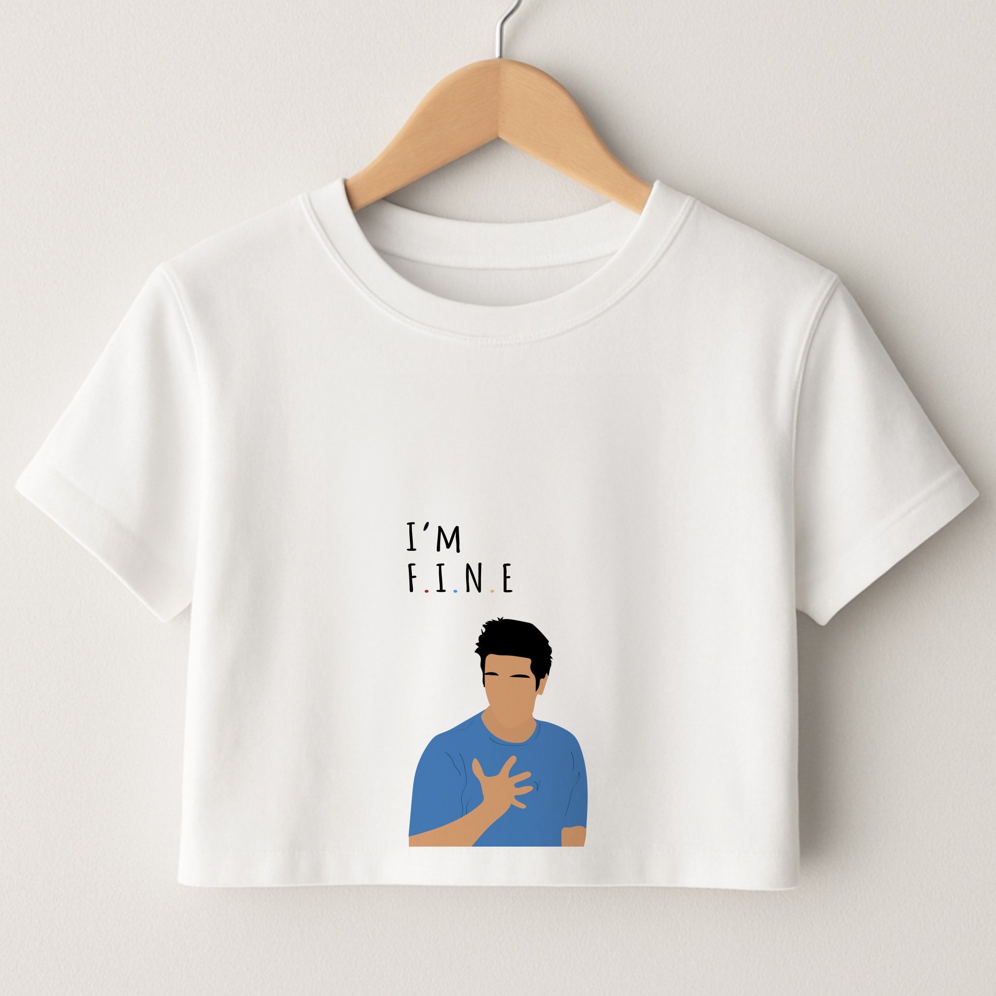 I'm Fine Crop Top