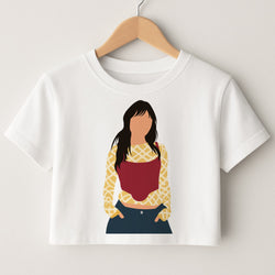 Gold Stars Crop Top