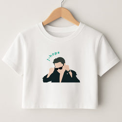 J-Hope Glasses - K Pop Crop Top
