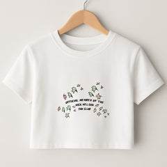 Official Member Of The Nick Nelson Fan Club - Heart TV Crop Top
