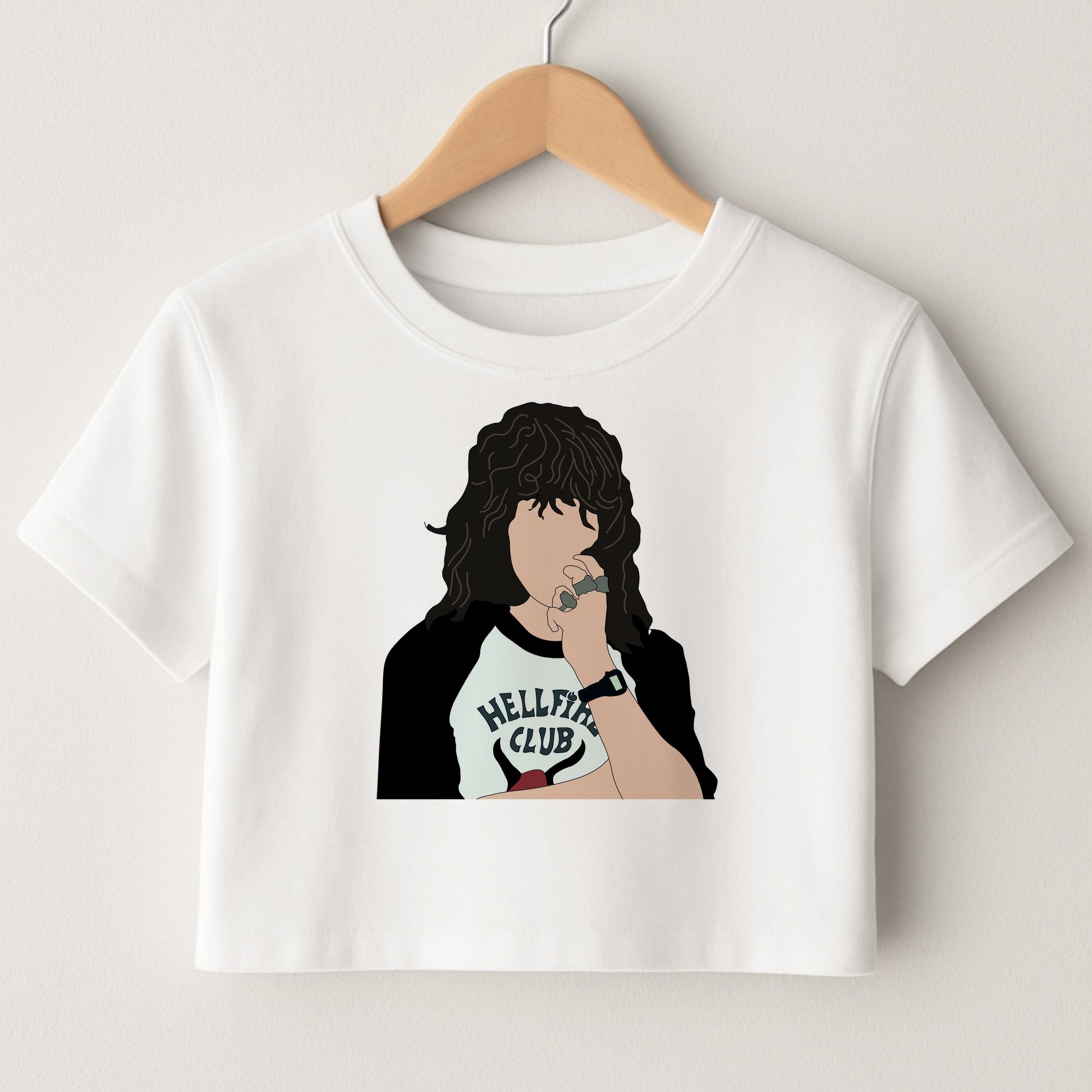 Eddie Munson Hellfire Crop Top