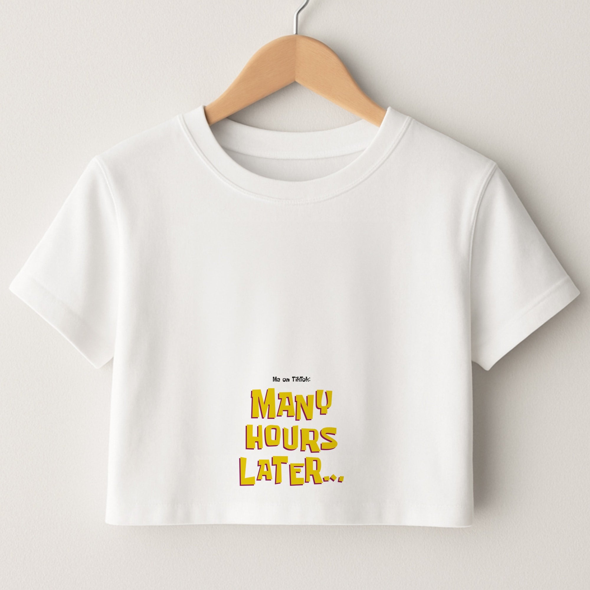 Many Hours Later Crop Top