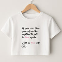 Fall In Love With Me Crop Top