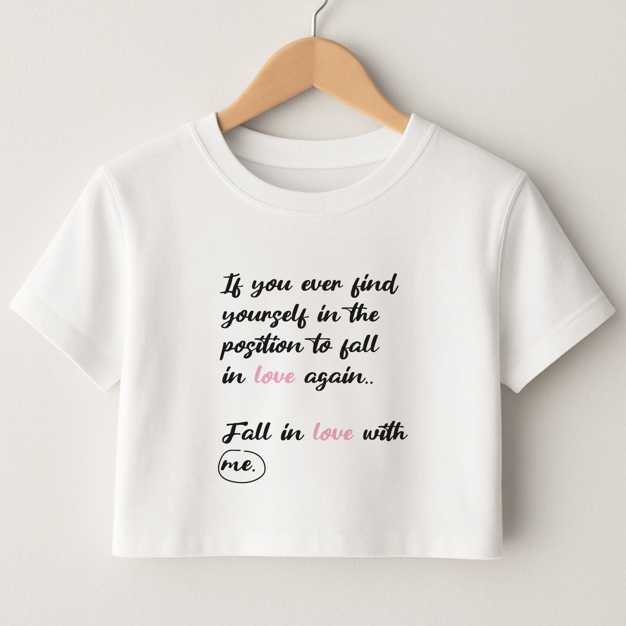 Fall In Love With Me Crop Top