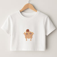 Thanksgiving Turkey Crop Top