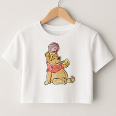 Winnie Sketch Crop Top