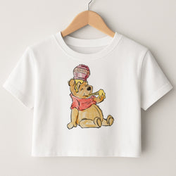 Winnie Sketch Crop Top