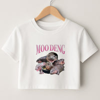 Moo Collage Crop Top