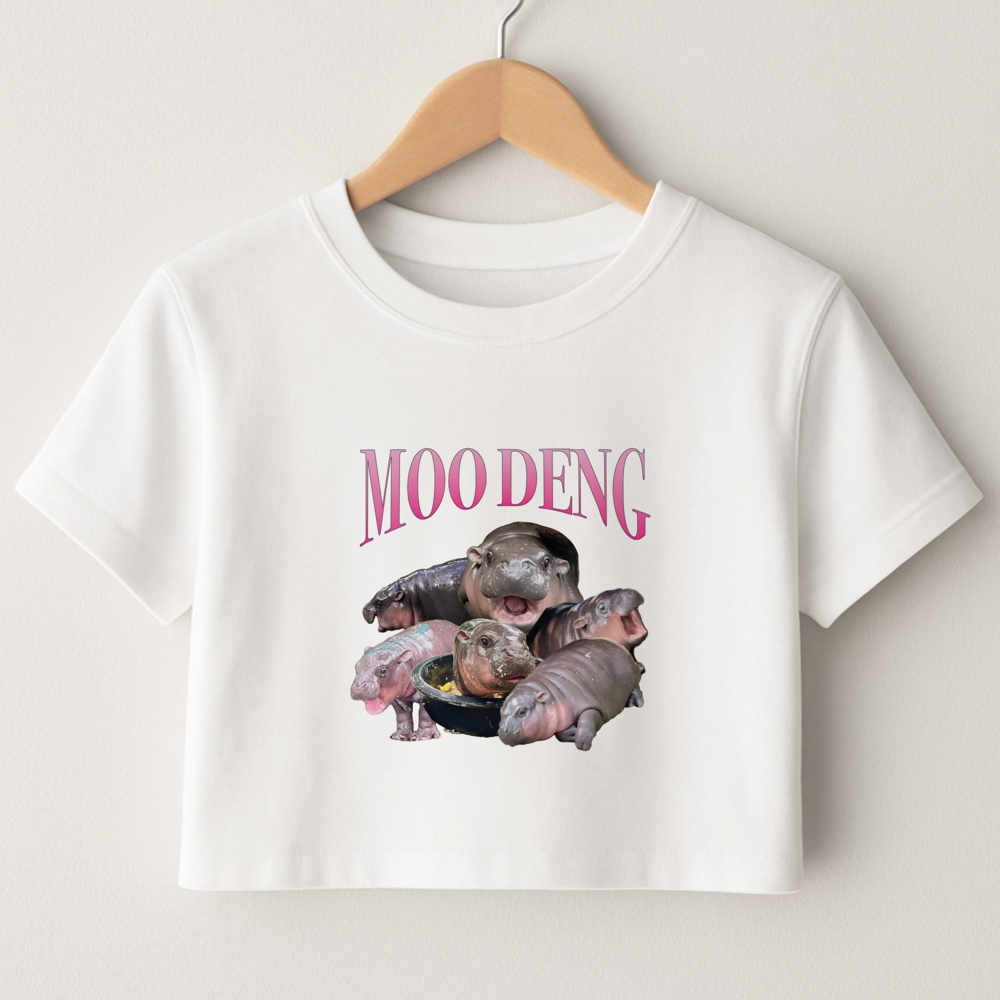 Moo Collage Crop Top