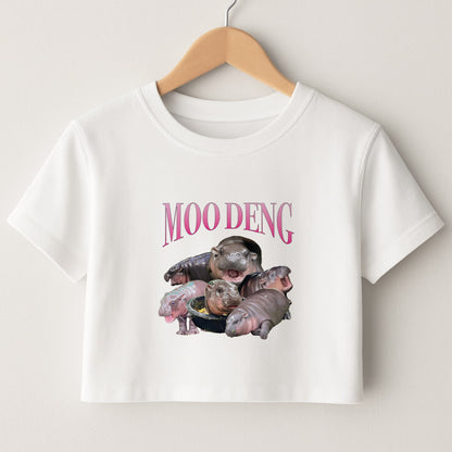 Moo Collage Crop Top