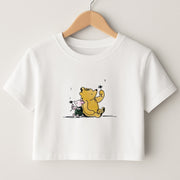 Winnie & Pig Crop Top 1