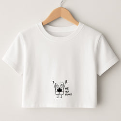 Doodlebob Me Hoy Minoy Crop Top