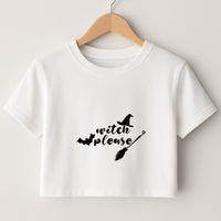Witch Please - Halloween Crop Top