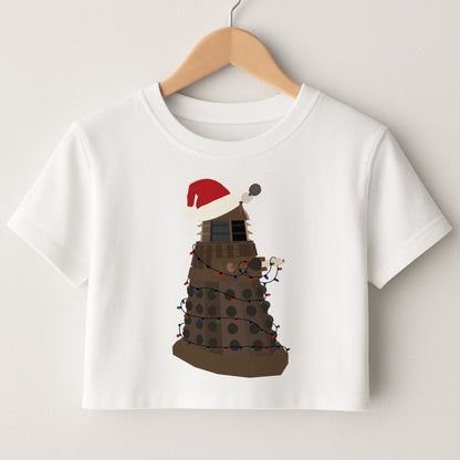 Christmas Dalek - Doctor Who Crop Top