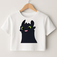 Black Fury Dragon Crop top