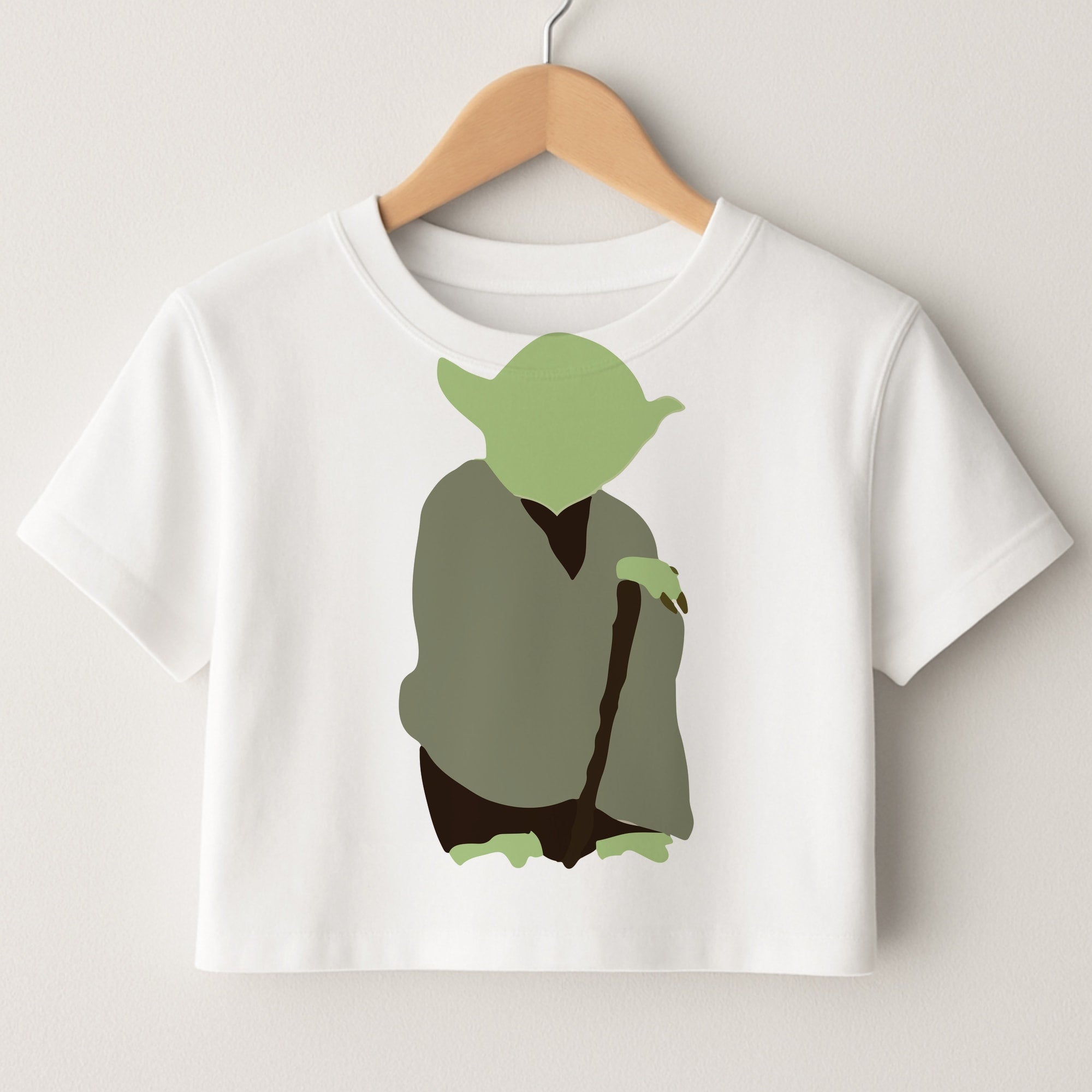 Yoda Faceless Crop Top