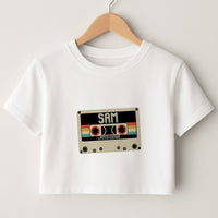 Cassette Tape - Fender Crop Top