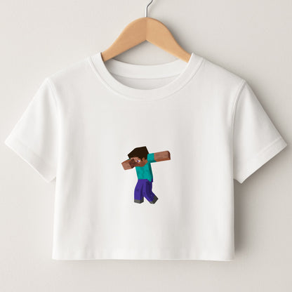 Steve Dab - Mining Crop Top