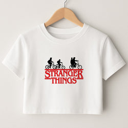 Stranger Cycling Logo Crop Top