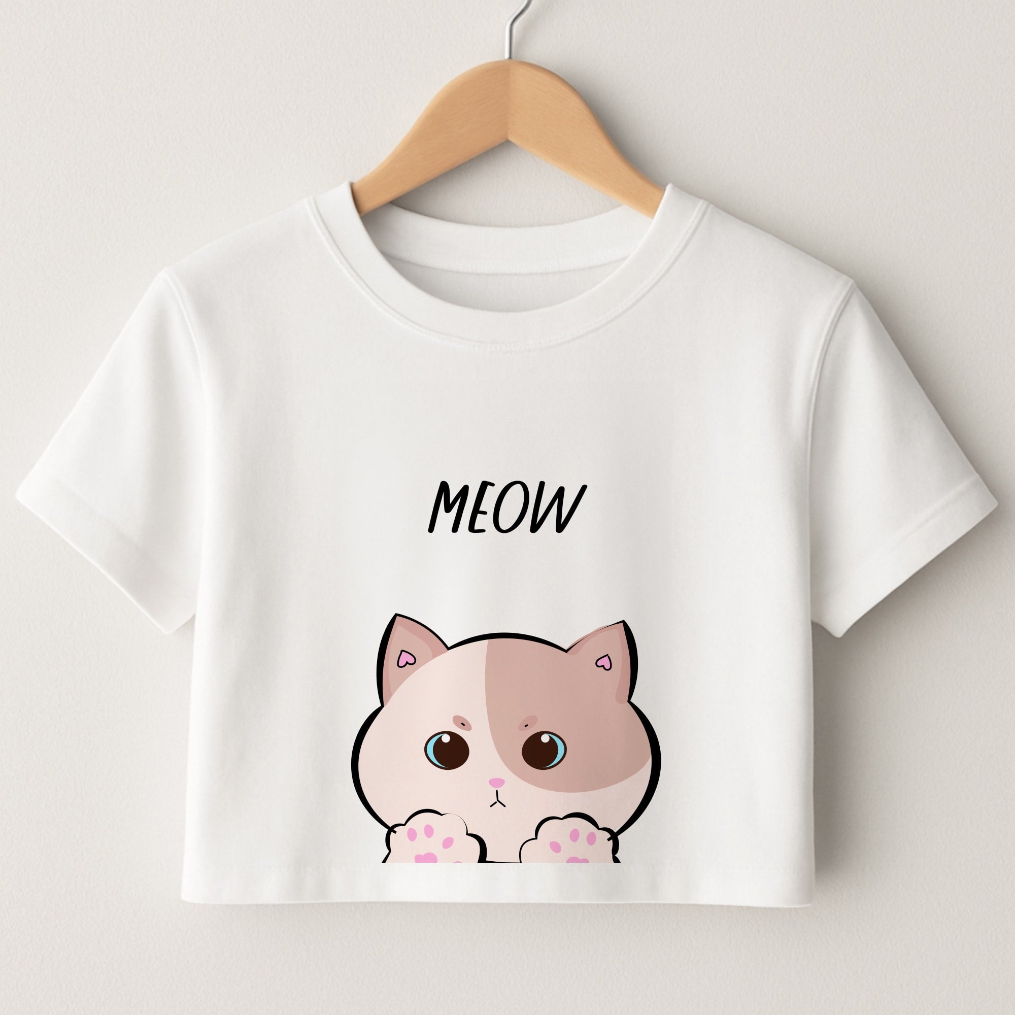 Pale Cat - Cats Crop Top