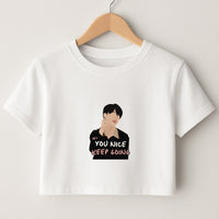 You Nice Keep Going - K Pop Crop Top