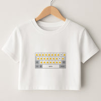 Dad's Keyboard - Father's Day Crop Top