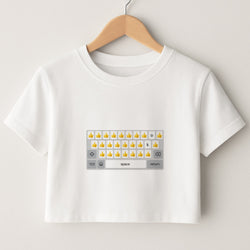 Dad's Keyboard - Father's Day Crop Top