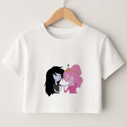 Marceline And Bubblegum Crop Top