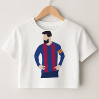 Messi Barca Crop Top