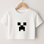 Creeper Face - Mining Crop Top