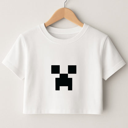 Creeper Face - Mining Crop Top