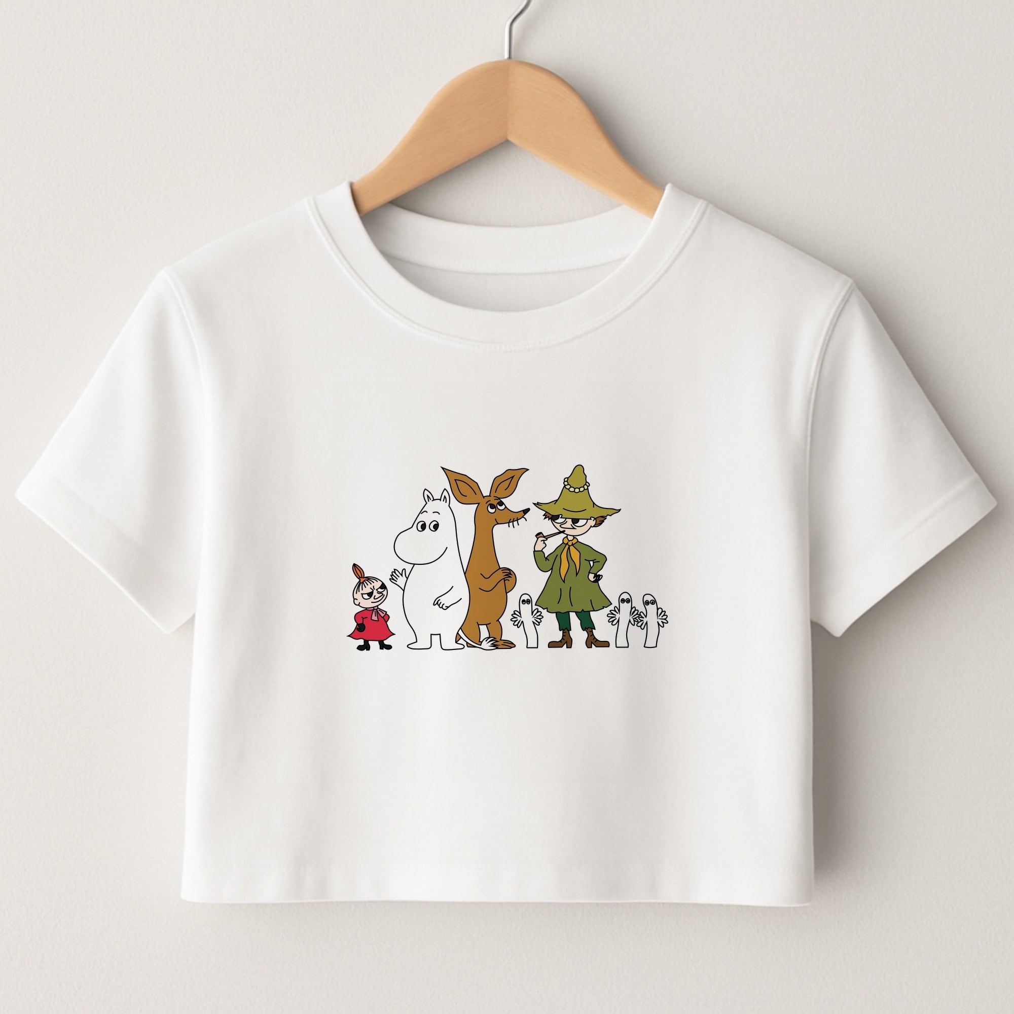 Moom Characters Crop Top