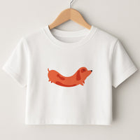 Little sausage - Dachshunds Crop Top