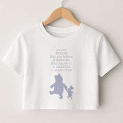 Braver, Stronger, Smarter Crop Top