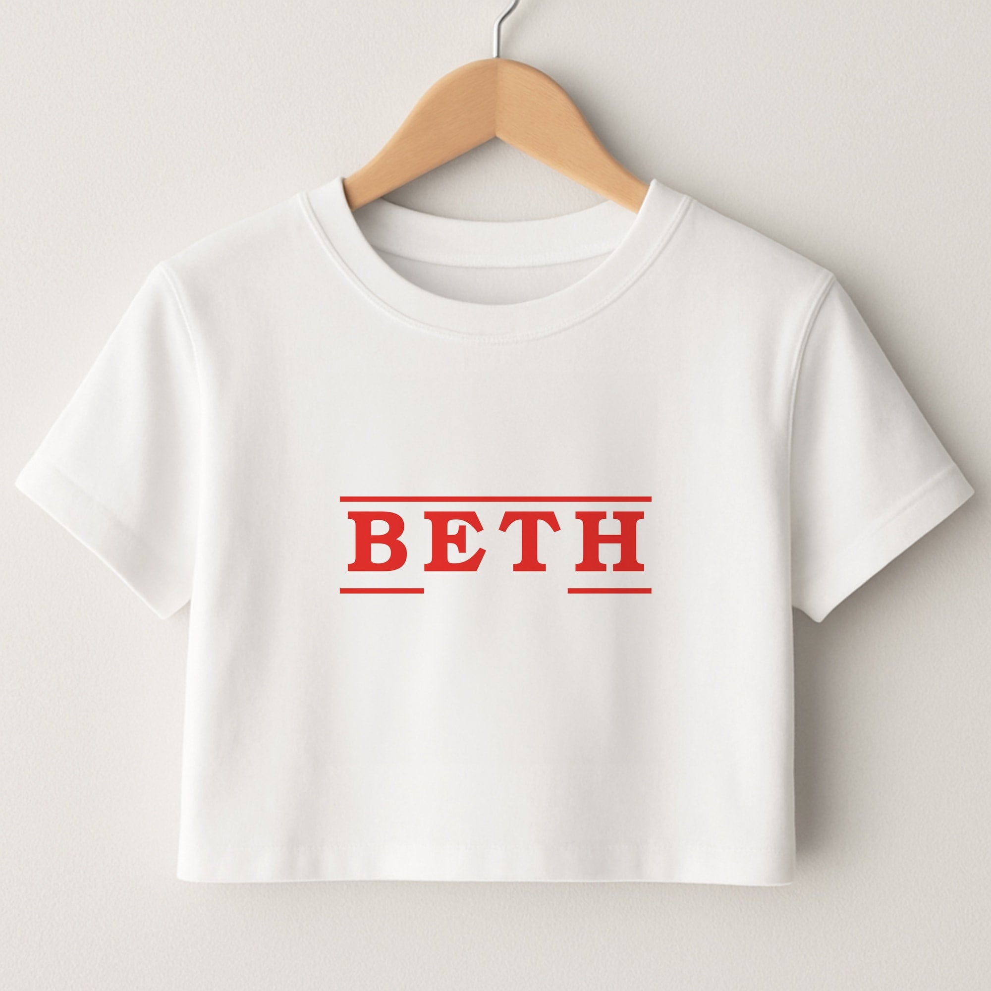 Title - Personalised Stranger Crop Top