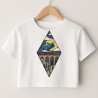 Flying Car Crop Top