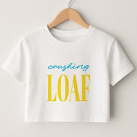 Crushing Loaf Blue Crop Top