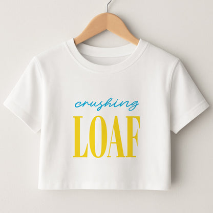 Crushing Loaf Blue Crop Top