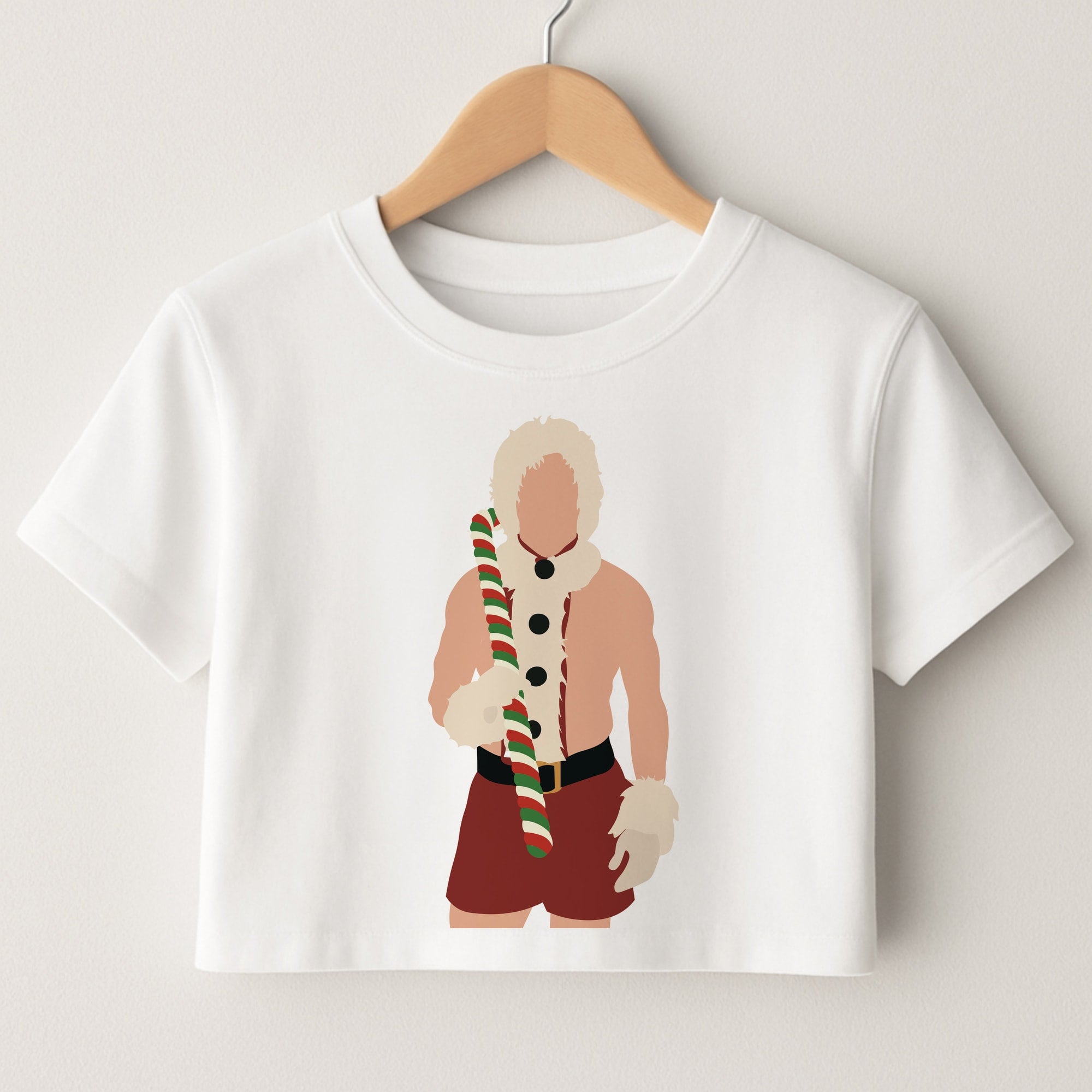 Christmas Schmidt Crop Top