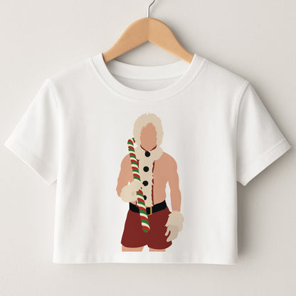 Christmas Schmidt Crop Top