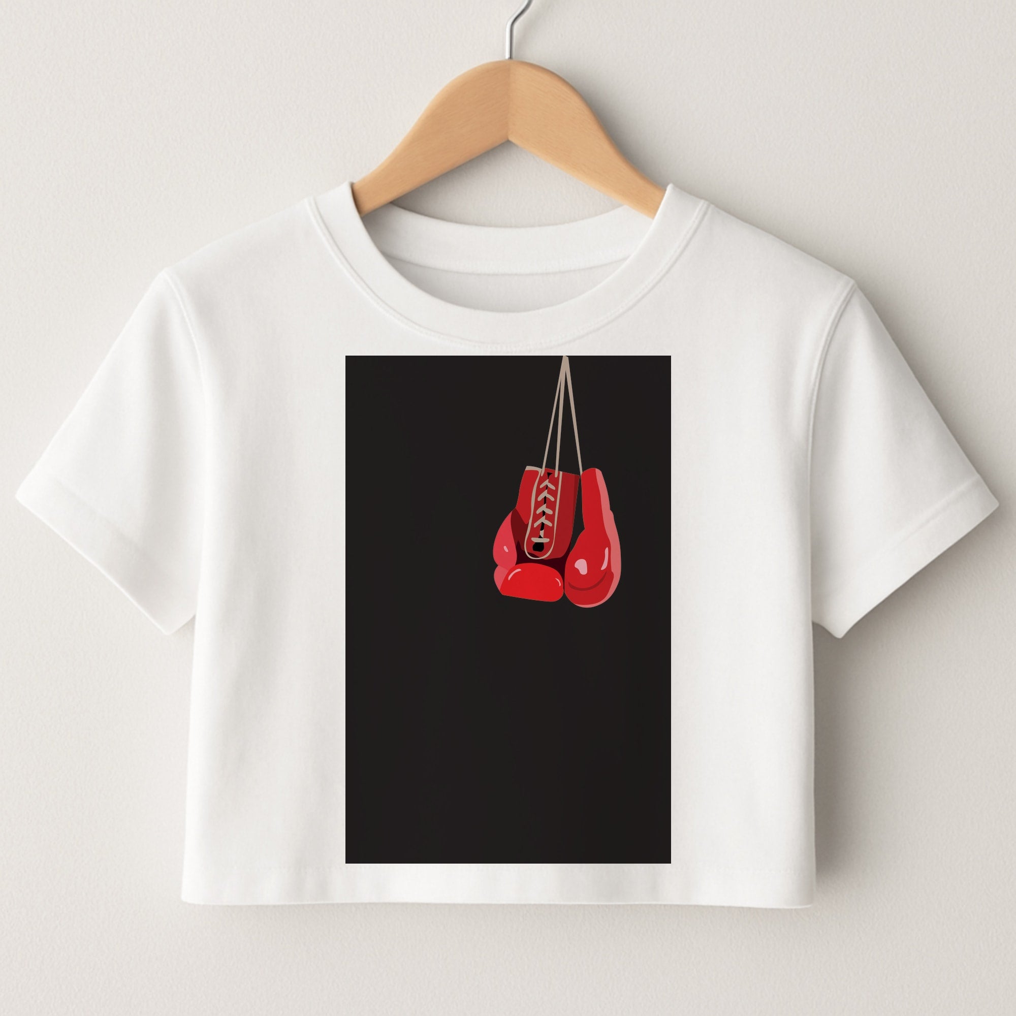 String gloves - Boxing Crop Top