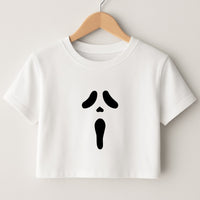 Scream Face Crop Top