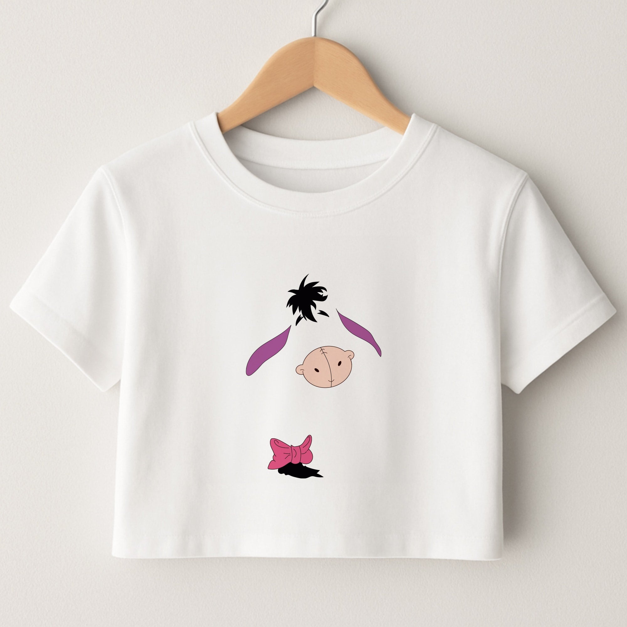 Faceless Donkey Crop Top