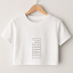 Prime - Orange Crop Top