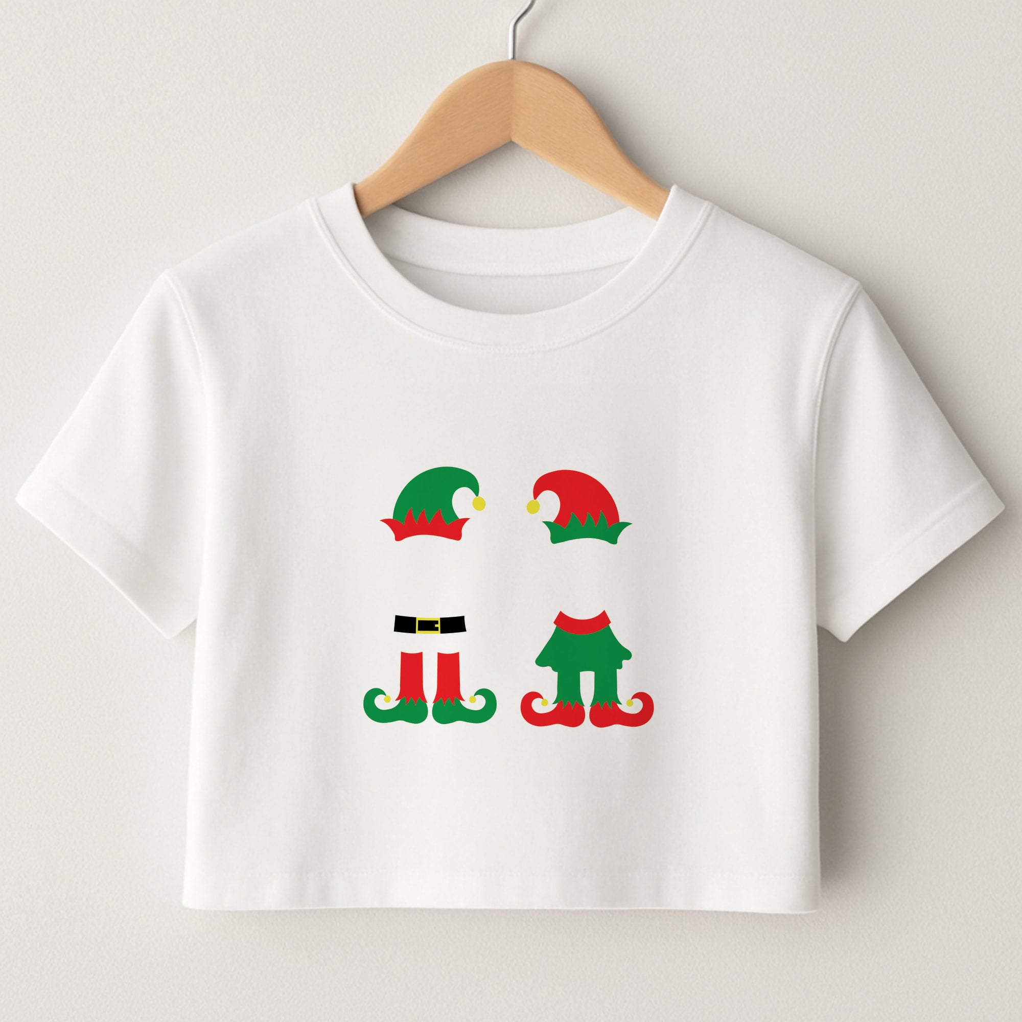 Elf Body - Christmas Crop Top